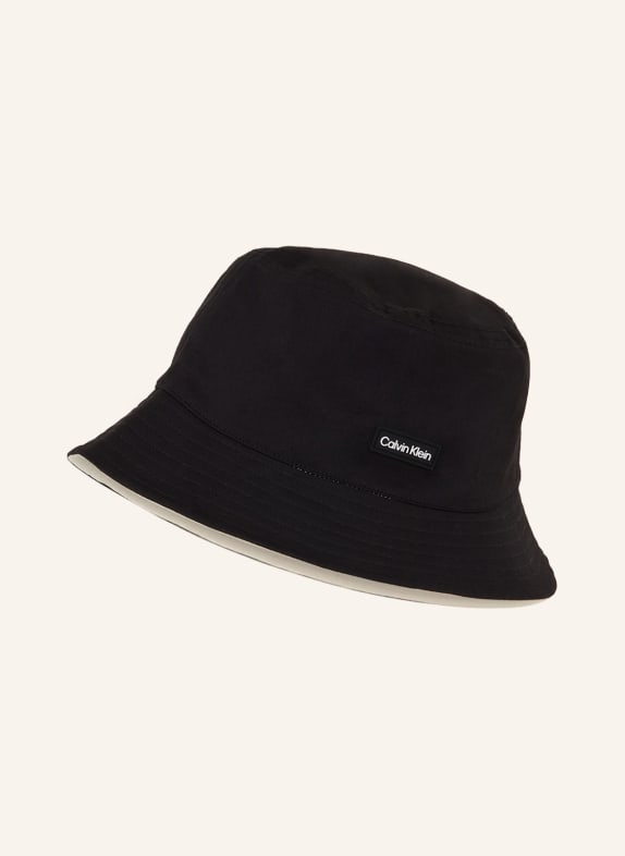 Calvin Klein Bucket-Hat zum Wenden SCHWARZ/ BEIGE