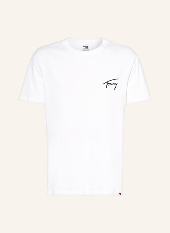 TOMMY JEANS T-shirt WHITE/ BLACK