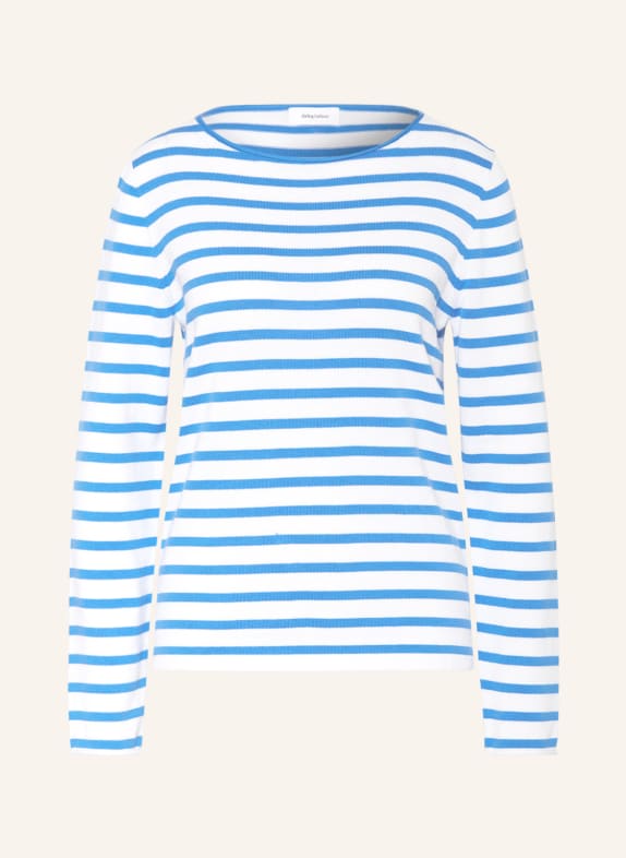 darling harbour Sweater WHITE/ BLUE