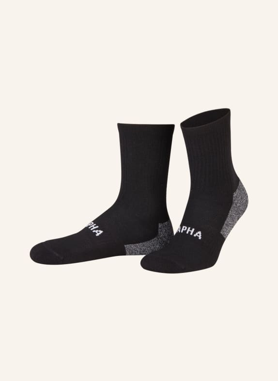 Rapha Cyklistické ponožky PRO TEAM WINTER s merino vlnou BLK BLACK