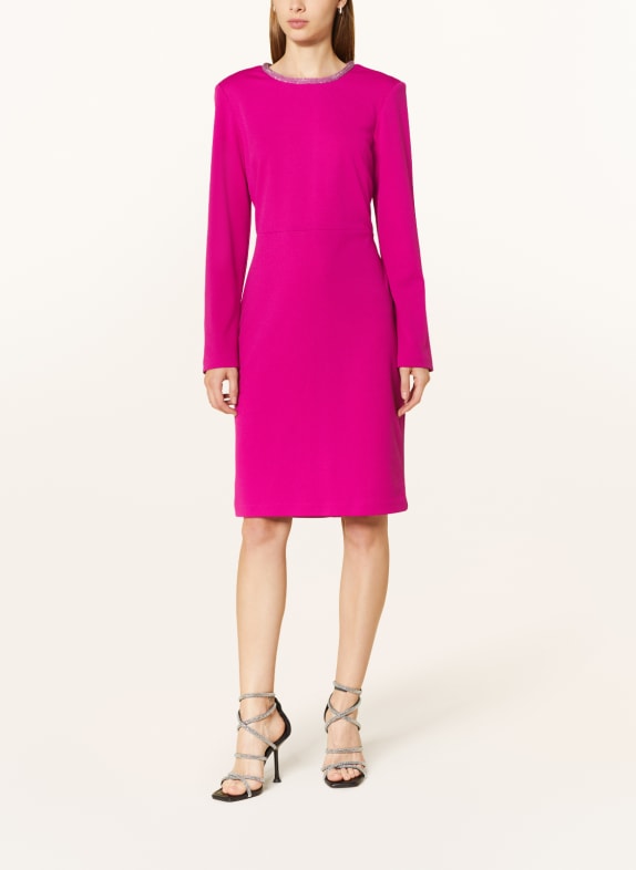 Joseph Ribkoff SIGNATURE Cocktail dress with cut-out and decorative gems FUCHSIA