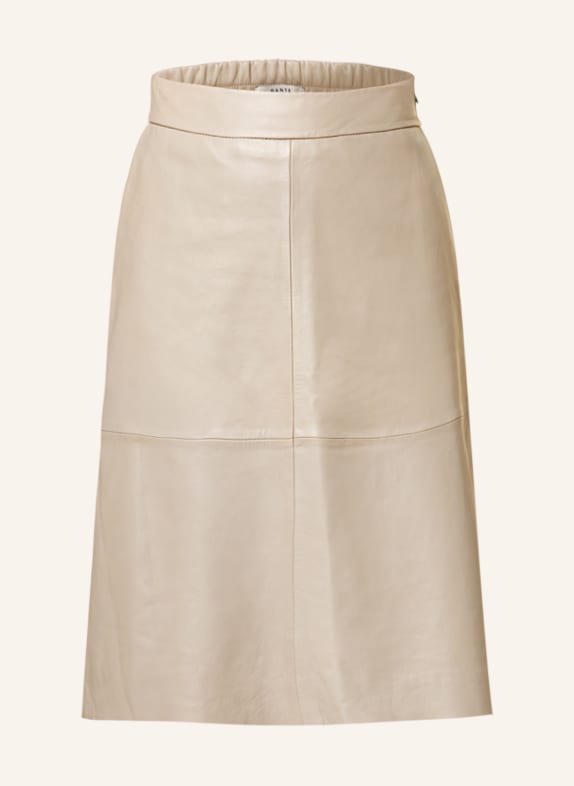 DANTE6 Leather skirt NOORA TAUPE