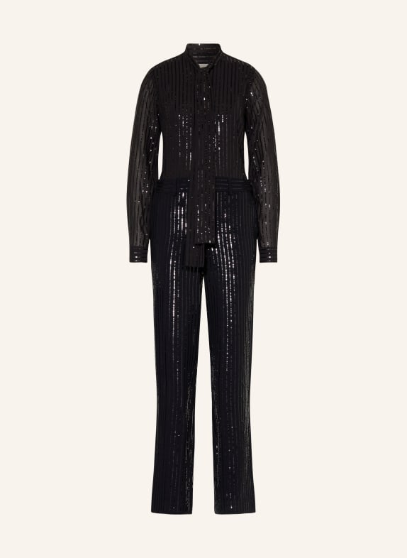 MICHAEL KORS Jumpsuit with sequins BLACK