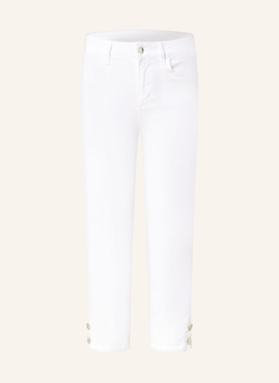 LIU JO 3/4 jeans with decorative gems WHITE