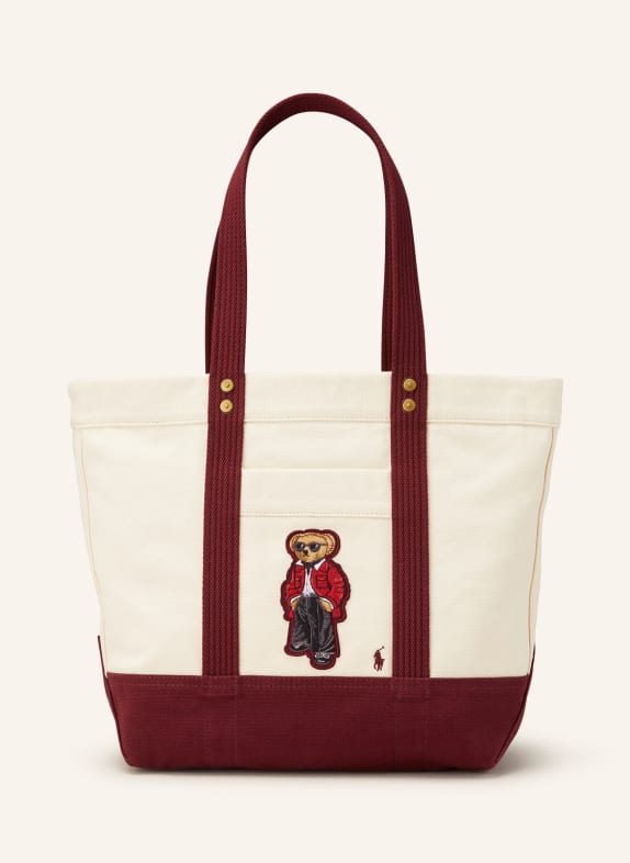 POLO RALPH LAUREN Shopper HELLBRAUN/ DUNKELROT