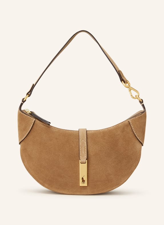 POLO RALPH LAUREN Schultertasche HELLBRAUN