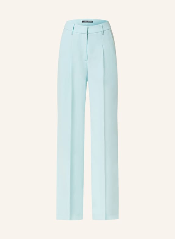 LUISA CERANO Wide leg trousers TURQUOISE
