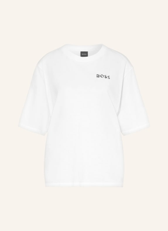 BOSS T-Shirt ENIS WEISS/ SCHWARZ/ HELLGRÜN