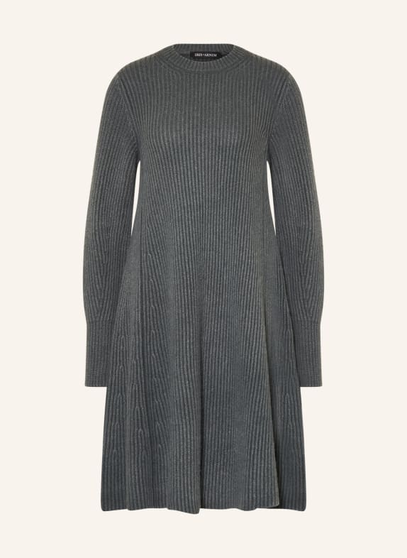 IRIS von ARNIM Knit dress MADELEINE in cashmere DARK GRAY