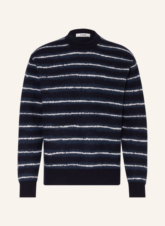 COS Sweater DARK BLUE/ TEAL/ WHITE