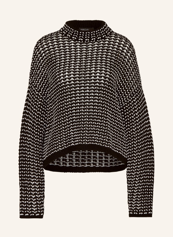 MARC CAIN Pullover 910 black and white
