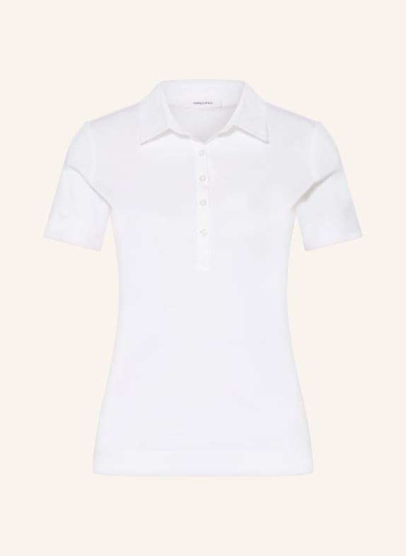 darling harbour Jersey polo shirt WEISS