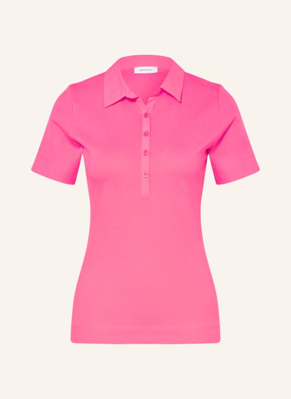 darling harbour Jersey polo shirt HELLPINK