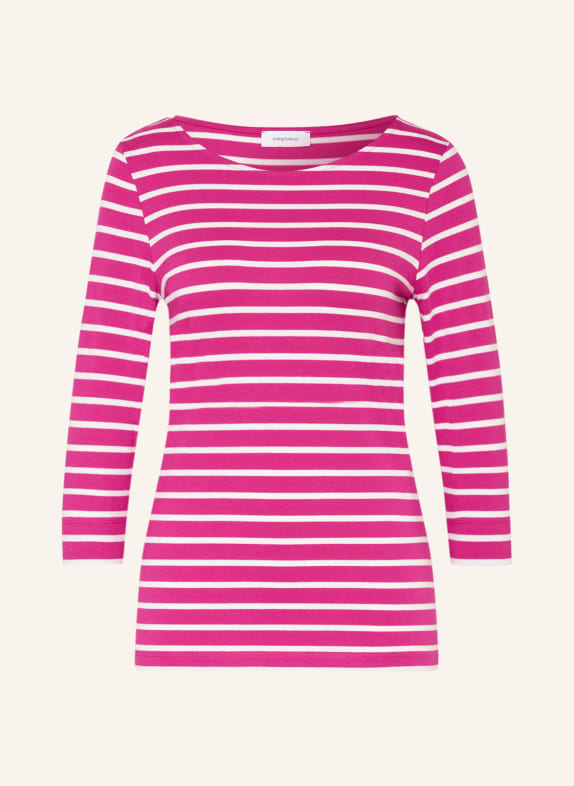 darling harbour Shirt mit 3/4-Arm PINK/WEISS