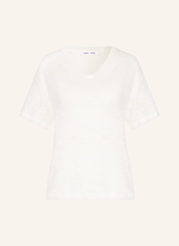 SAMSØE SAMSØE Linen shirt SAELI WHITE