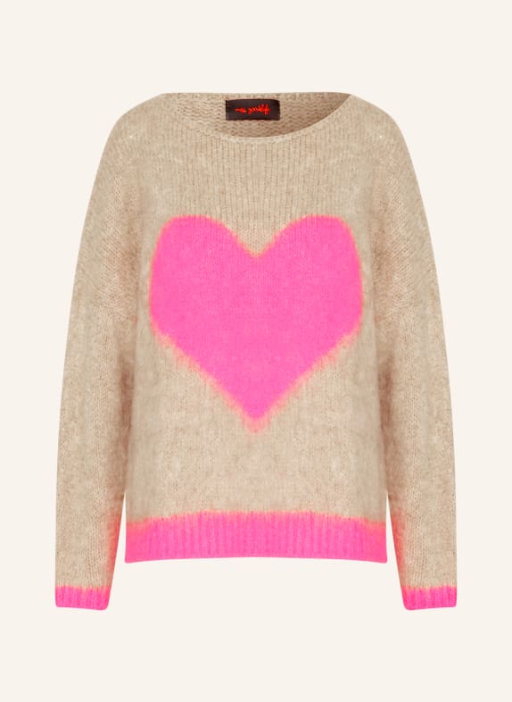 miss goodlife Pullover mit Mohair CREME/ PINK