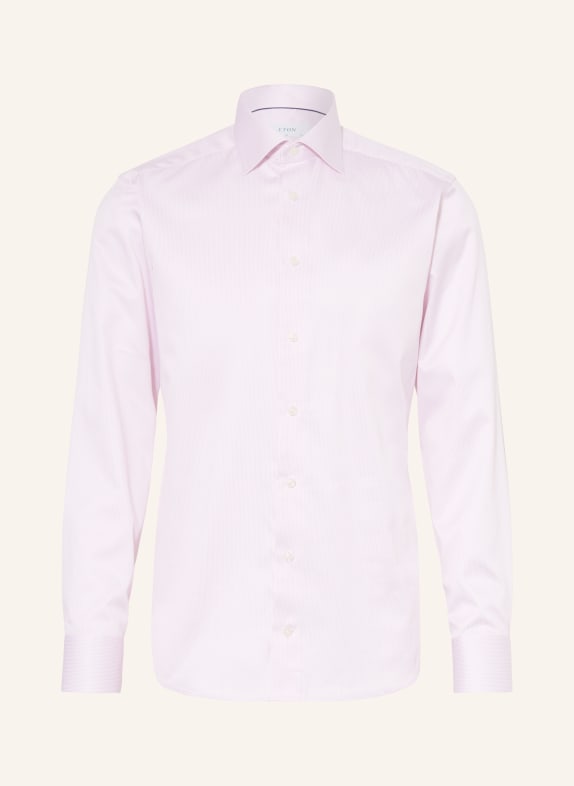 ETON Shirt slim fit PINK/ WHITE