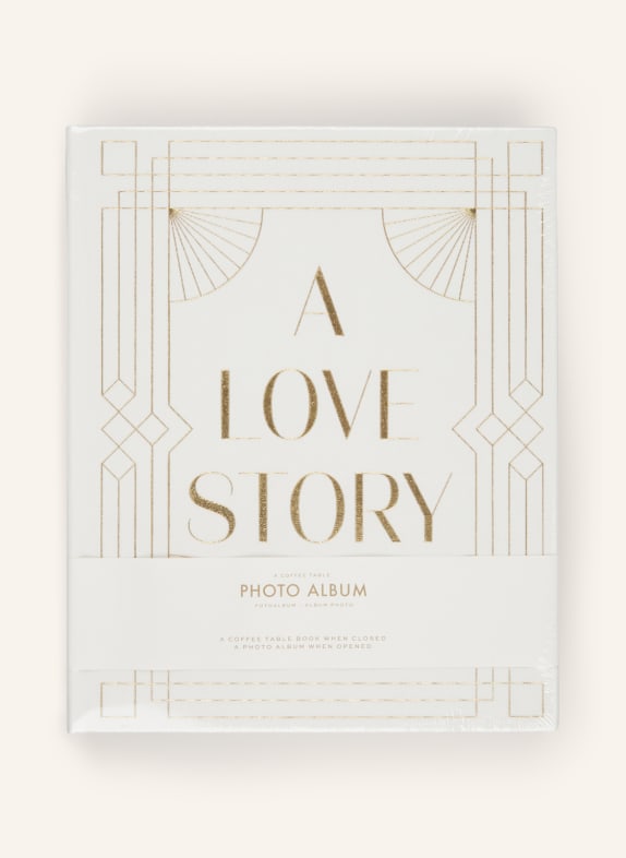 PRINTWORKS Fotoalbum A LOVE STORY WEISS