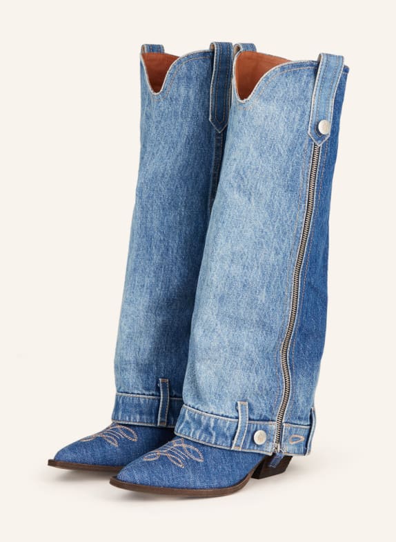ash Cowboy boots DESPERADO BLUE
