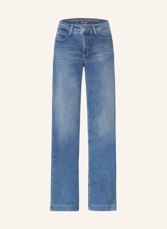 MAC Straight Jeans DREAM WIDE D490 summer mid blue wash
