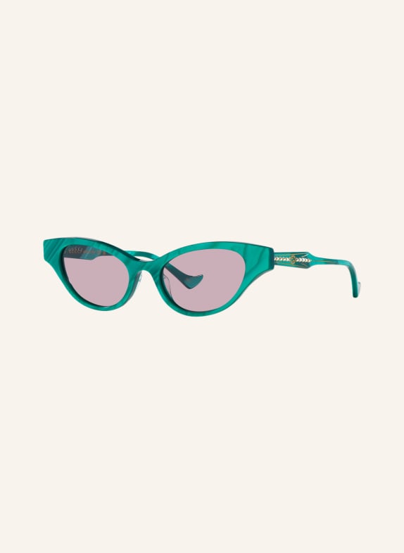 GUCCI Sunglasses GC002069 with decorative gems 2500S1 - GREEN/PINK