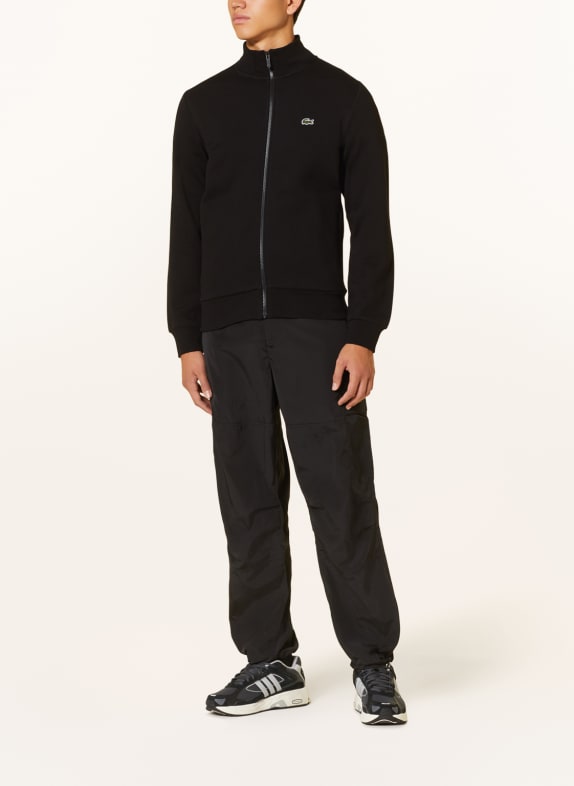 LACOSTE sweatjack ZWART