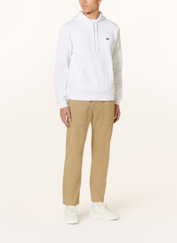 LACOSTE hoodie WIT