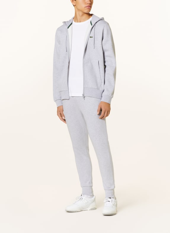 LACOSTE sweatjack LICHTGRIJS