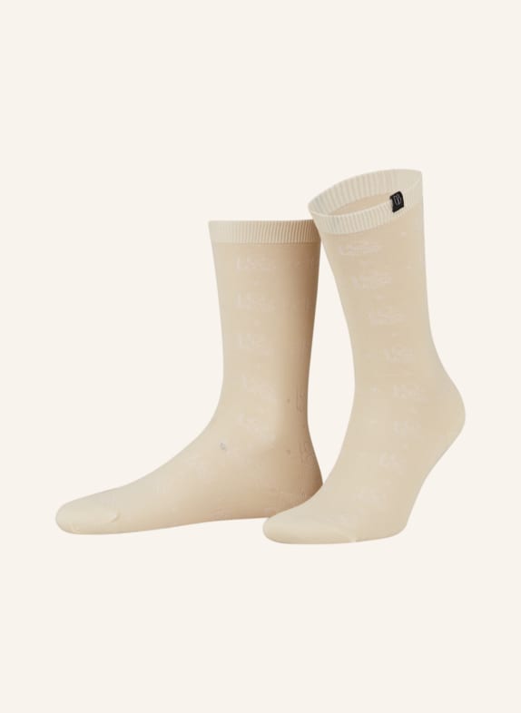 ba&sh Ponožky SOUAT ECRU OFF WHITE