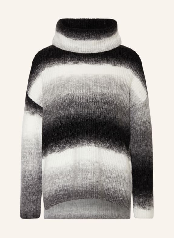 CARTOON Turtleneck sweater BLACK/ WHITE/ LIGHT GRAY
