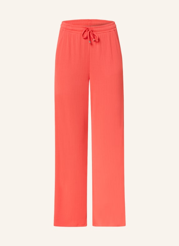 comma Wide leg trousers LIGHT RED