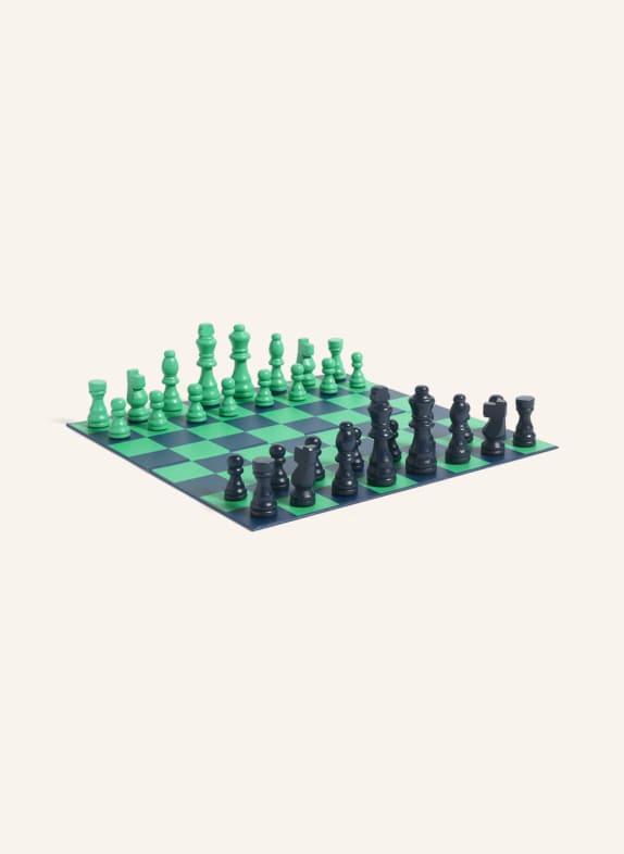 HAY Board game CHESS MINT/ BLUE