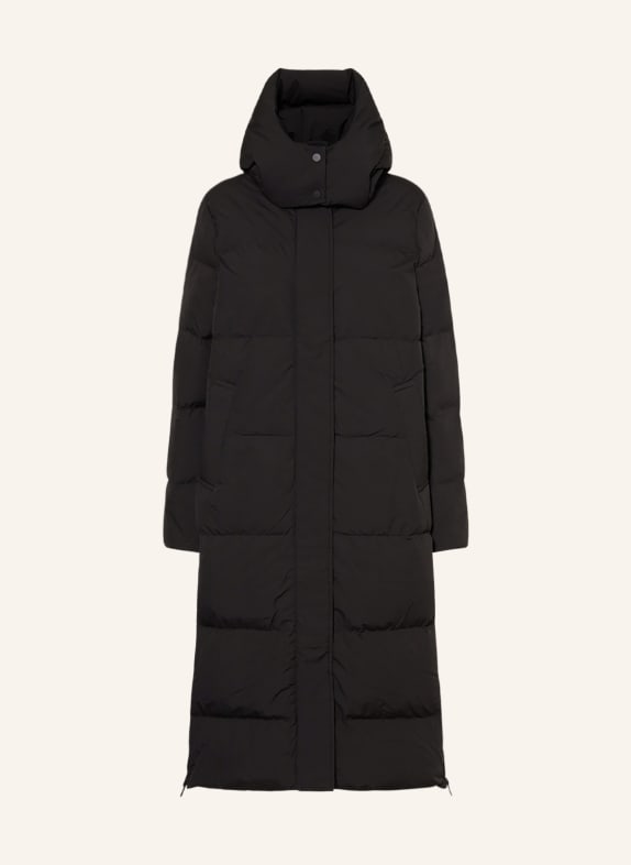 someday Down coat VARICA with detachable hood BLACK