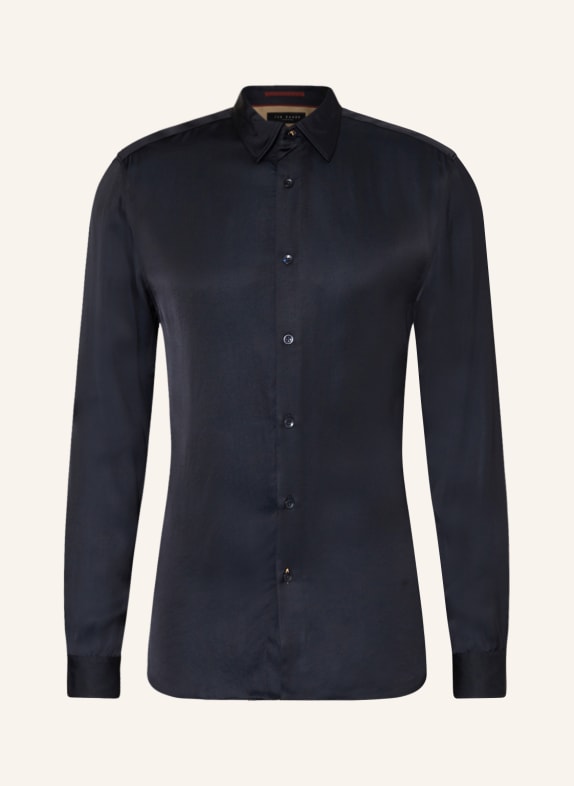 TED BAKER Satinhemd CORATO Regular Fit SCHWARZ