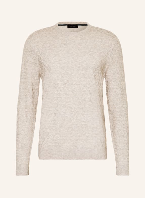 TED BAKER Sweter LOUNG BEŻOWY