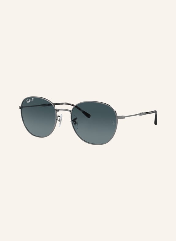 Ray-Ban Sunglasses RB3809 004/S3 SILVER/ BLUE POLARIZED