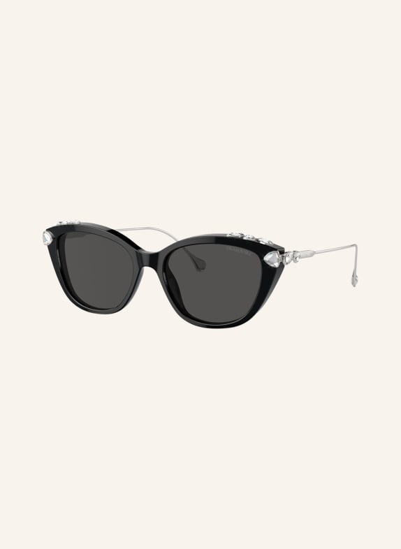SWAROVSKI Sunglasses SK6010 with decorative gems 103887 - BLACK/DARK GRAY