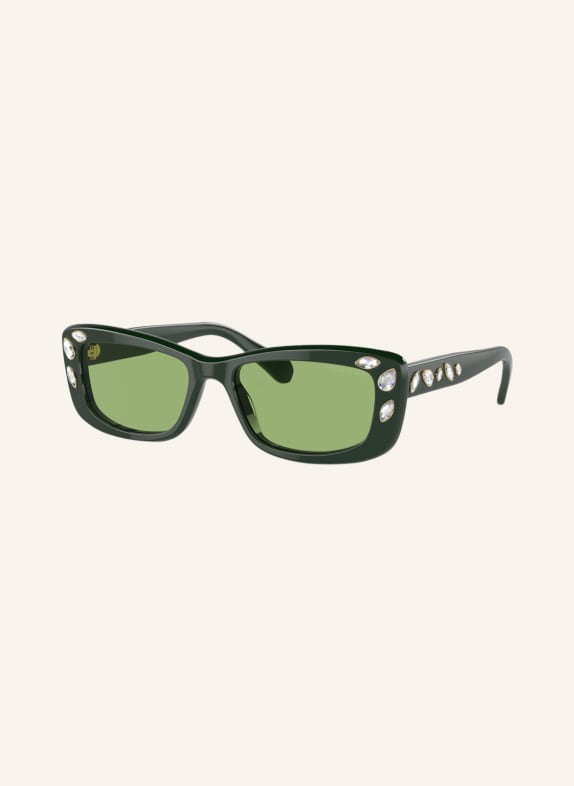 SWAROVSKI Sunglasses SK6008 with decorative gems 1026/2 DARK GREEN/GREEN
