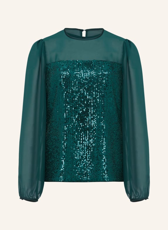 HOBBS Blusenshirt ZARIAH mit Pailletten GRÜN