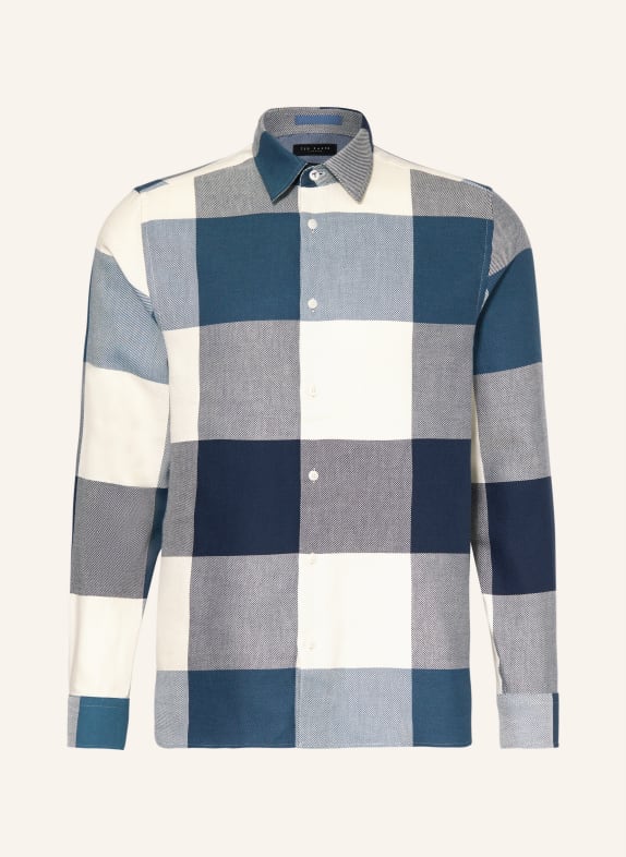TED BAKER Hemd NEETLY Regular Fit WEISS/ BLAU/ DUNKELBLAU