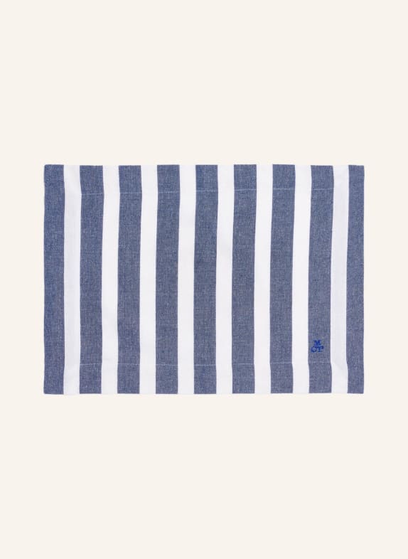 Marc O'Polo Set of 2 placemats DARK BLUE/ WHITE