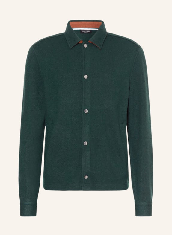TED BAKER Strickjacke EASON DUNKELGRÜN