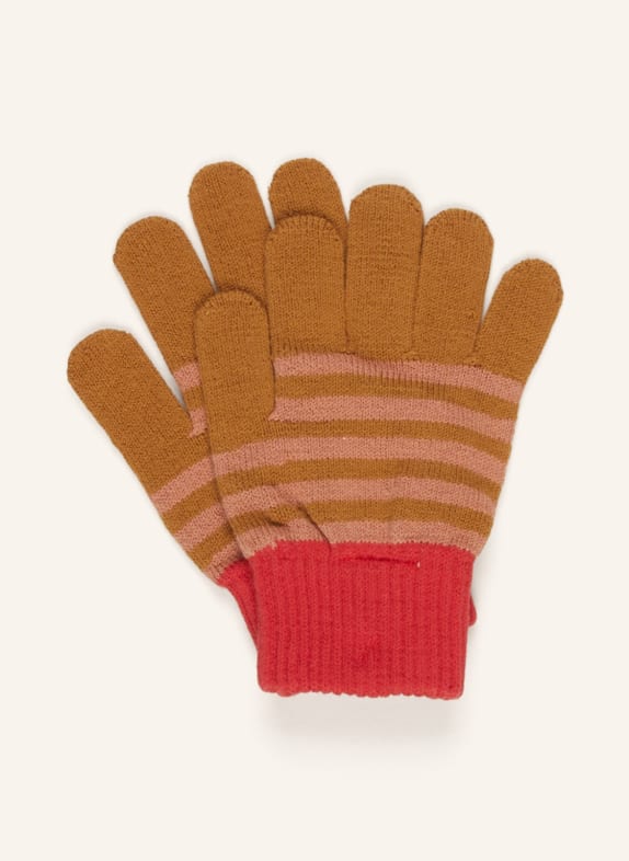 LIEWOOD 3er-Pack Handschuhe GAMMA ROSÉ/ DUNKELGELB