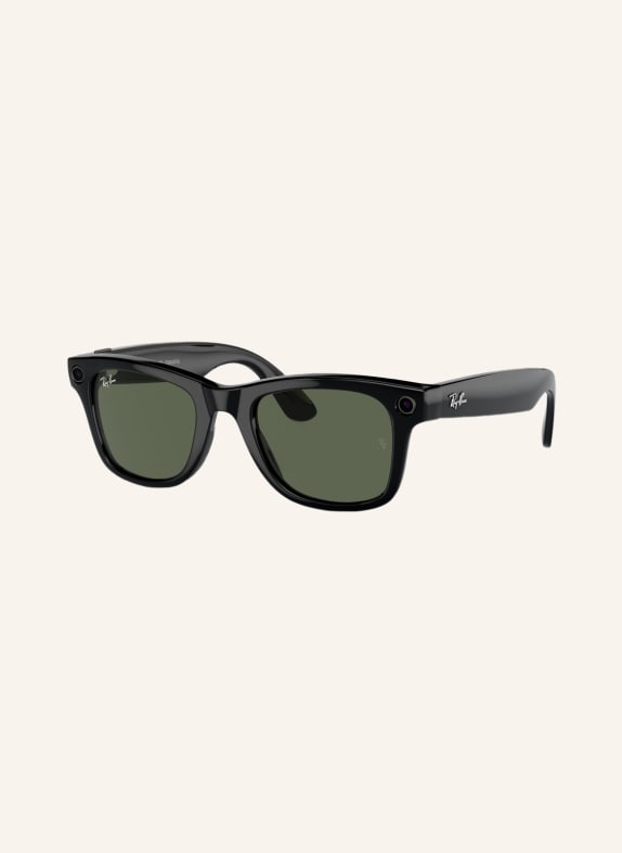 Ray-Ban Sunglasses RW4006 WAYFARER 601/71 - BLACK/ GREEN