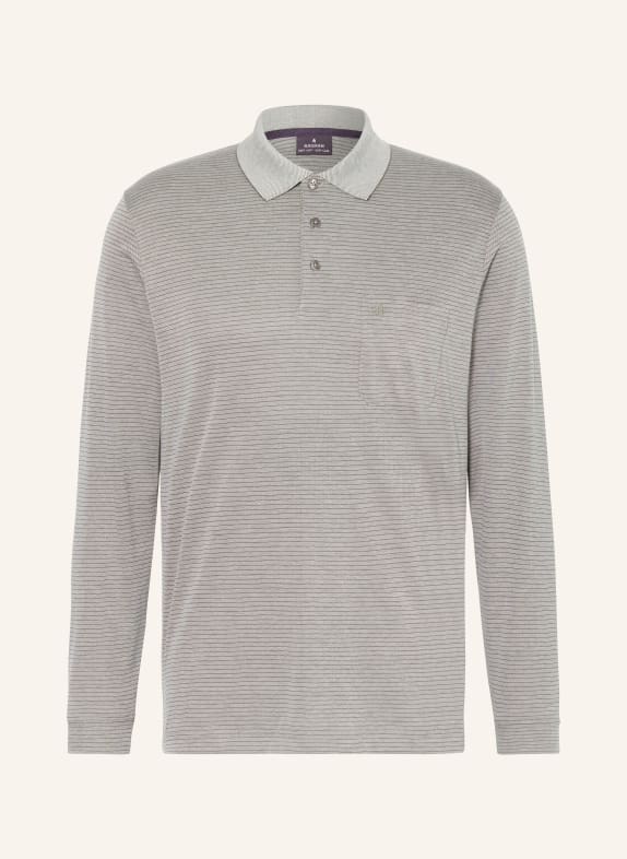 RAGMAN Jersey-Poloshirt Regular Fit GRAU