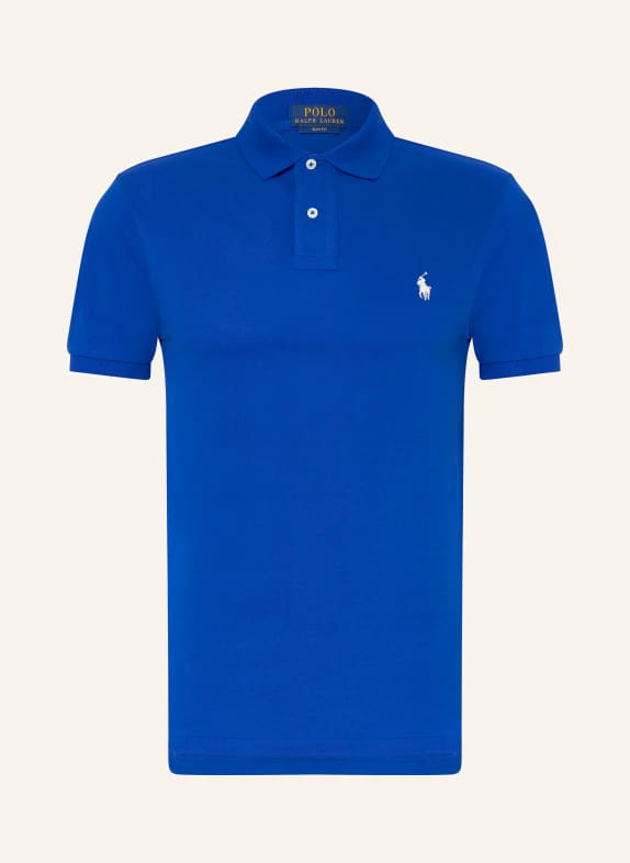 POLO RALPH LAUREN Piqué polo shirt slim fit BLUE