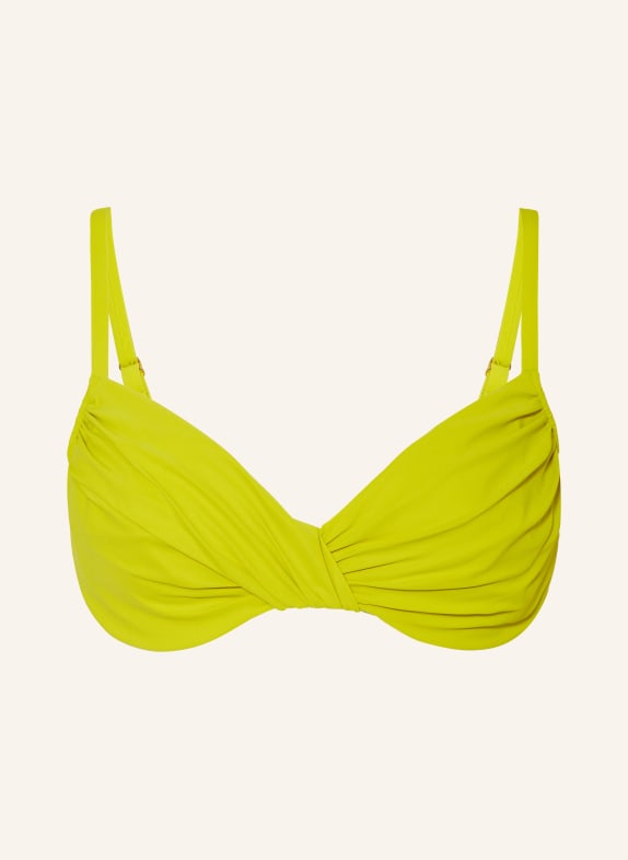 MARYAN MEHLHORN Underwired bikini top SOLIDS with UV protection LIGHT GREEN