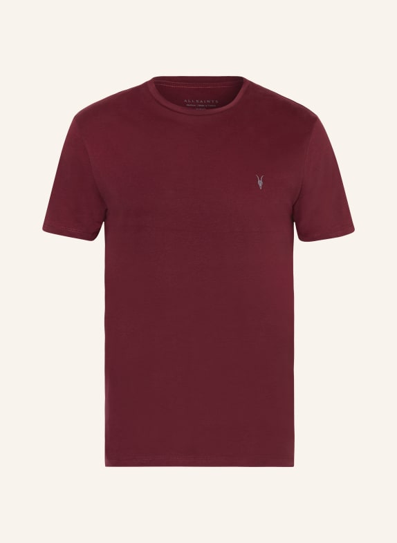 ALLSAINTS T-Shirt BRACE DUNKELROT