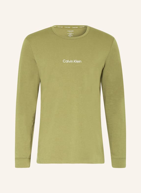 Calvin Klein Lounge shirt MODERN STRUCTURE OLIVE