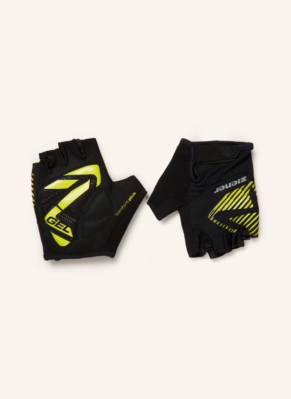 ziener Cycling gloves CURDT with mesh LIGHT GREEN